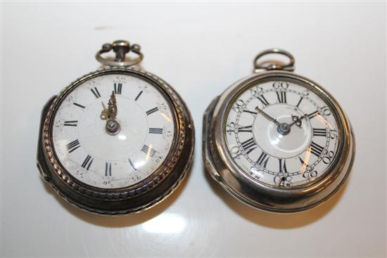 2 pairs cased watches